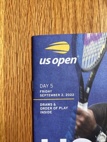 SERENA WILLIAMS FINAL MATCH OFFICIAL 2022 US OPEN DAILY PROGRAM 9/2/2022 - Picture 6 of 17