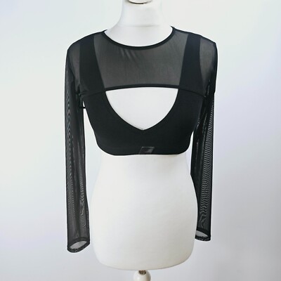 Urban Outfitters iets frans... Shrug & Bra Set - Black - Medium - NEW