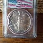 1991 WTC Ground Zero American Silver Eagle Recovery Coin PCGS MS 69 Rare Graded!