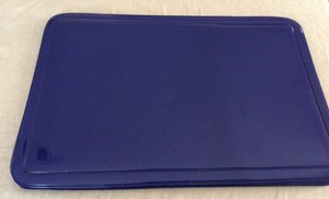 cobalt placemats shiny foam thick vinyl