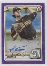 2020 Bowman Prospects Auto Purple 48/250 Joey Cantillo #PA-JC Auto 09an