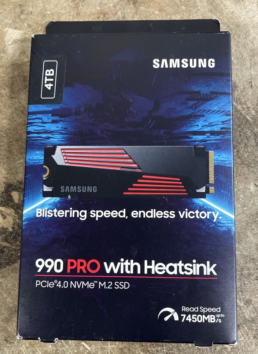 【新品未開封】Samsung SSD 990 PRO 4TB M.2 NVMe Samsung 990 PRO 4TB M.2 2280 Internal SSD - MZ-V9P4T0CW for sale