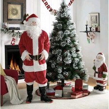 Holiday Time 7-Piece Santa Suit, One Size Fits Most