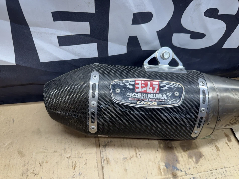 Kawasaki Ninja ZX6R Zx6 2009 09-12 escape antideslizante Yoshi Yoshimura RS4 carbono Foto 2 de 4