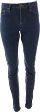 Lands' End Casual Curvy Skinny Jean Deepest Indigo 10 NWOT 1089 