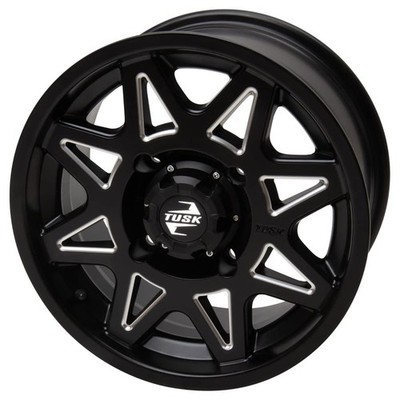 4/137 Tusk 204-089-00275467-b10eae Tintic Wheel 15x7 4.0 + 3.0 Milled/Black