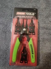 OEMTOOLS 25012 4 in 1 Combination Snap Ring Pliers Set, Industrial Grade