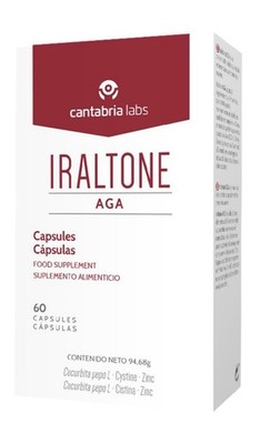 Cantabria Labs Iraltone AGA Capsules 60 Count | Hair & Scalp Supplement