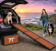 Travel Lite Ramps for Dogs Cats Terracotta