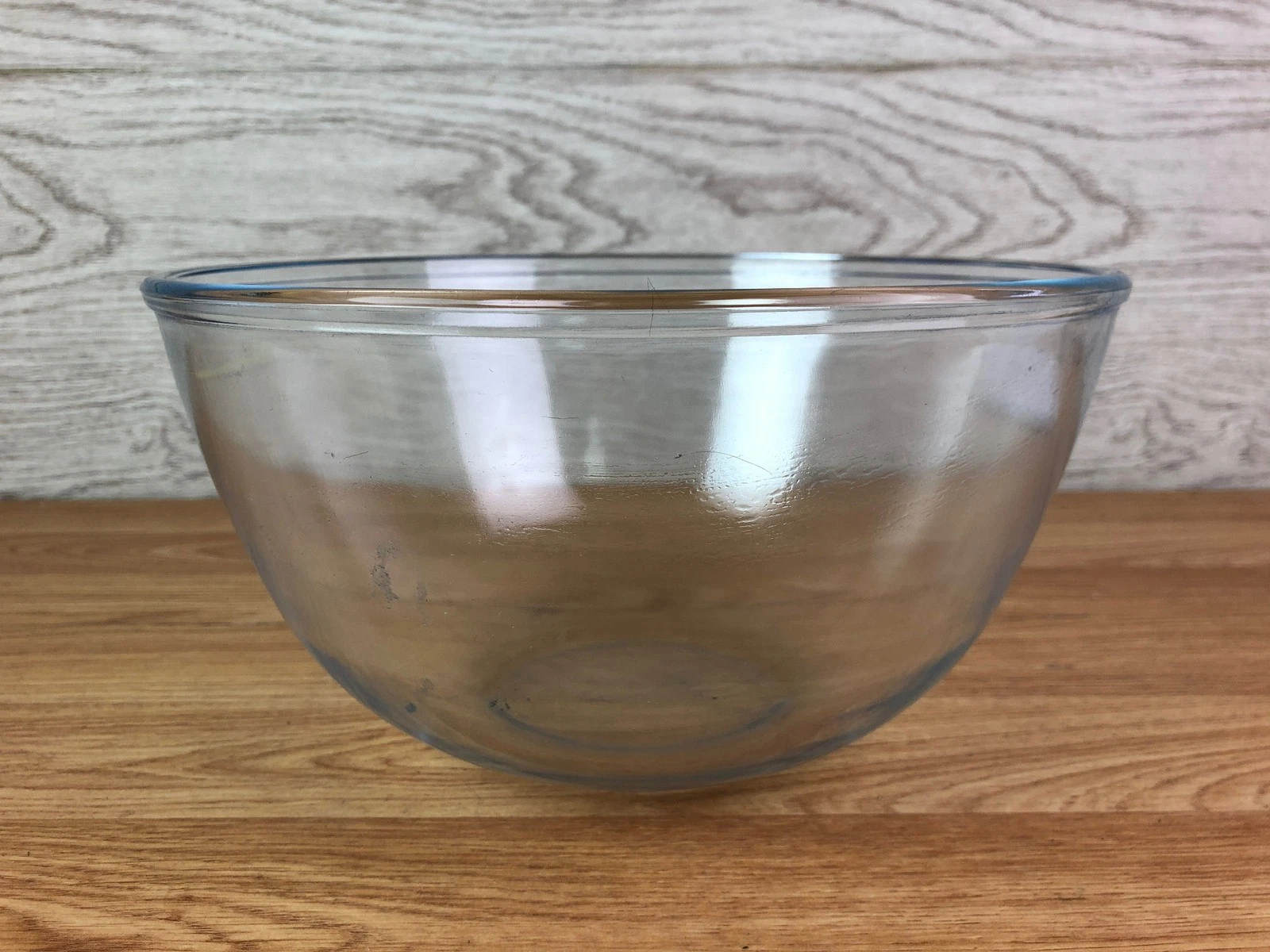 Pyrex Clear Glass Mixing Bowl 9" Diameter