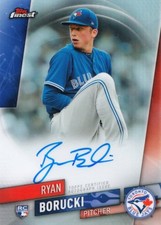 2019 Topps Finest Ryan Borucki Autograph Refractor Fa-Rb