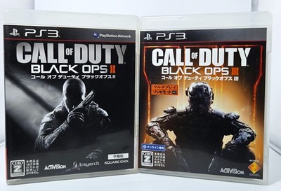 Call of Duty Black Ops II + III 2 3 Set Playstation 3 PS3 COD BLOPS Japan Import