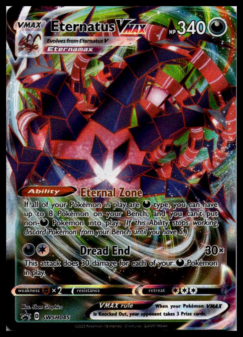 Eternatus VMAX SWSH045 SWSH: Sword & Shield Promo Cards Pokemon Card | NM