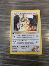 NM / MINT! Pokemon Card - 1st Edition Gym Heroes - Blaine's Kangaskhan 36/132  on eBay