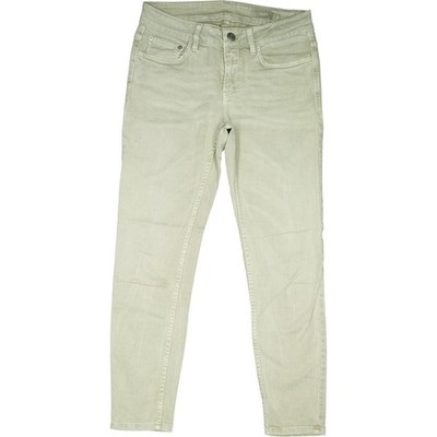 CLOSED W26 Jeans Hose grau Damen 7/8 ankle Stretch Skinny Slim Leg mid R 34 XS S