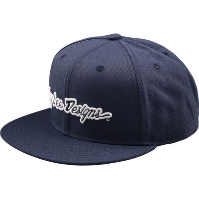 Troy Lee Designs Snapback Cap Signature Flat - Indigo