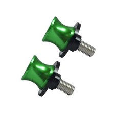 M10 X1.5 Motorcycle Swingarm Spools Sliders 10mm Screw Green