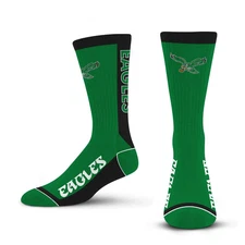NFL Classic PHILADELPHIA EAGLES MVP Crew Sock Team Color Large
