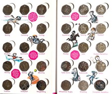 London 2012 Olympics 50p Coin Collection Full Set Completer Medallion Royal Mint