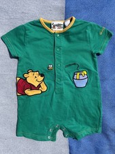 Vintage Walt Disney World Baby Winnie The Pooh Romper 12 Months Embroidered 90s