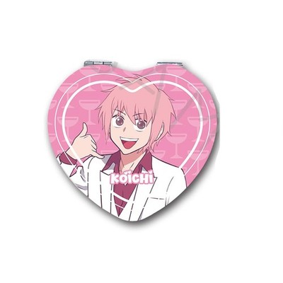Anime ''Everyday Host'' A [Koichi] Compact Mirror [Heart] 62mm×70mm