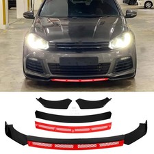 Für VW Scirocco R-Line Frontspoilerlippe Frontansatz Stoßstangen Spoiler Schwarz