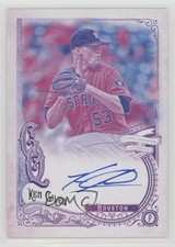 2017 Topps Gypsy Queen Auto Missing Black Plate Ken Giles #GQA-KG Auto 0f8