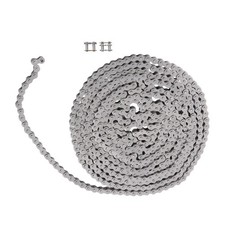 10 Feet 25 Roller Chain Heavy Duty Carbon Steel  2 Connecting Links