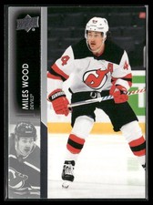 Miles Wood 2021-22 Upper Deck #112 New Jersey Devils