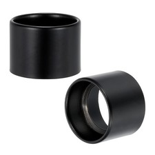2Pcs Light Socket Shade Ring 40 mm Metal Hanging Lamp Holder Parts Black