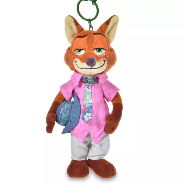 D81 Disney Plush Keychains/Keychains Nick Wilde (TROPICAL ZOOTOPIA)