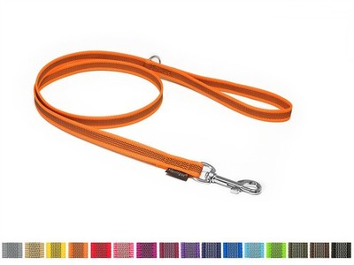 Mystique  Gummierte Leine 15mm mit Handschlaufe Standard Karabiner