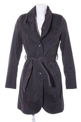 SISLEY Trenchcoat Damen Mantel Gr. DE 40 taupe schlichter Stil