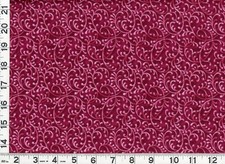 Fancy Dotted Curls on Dark Burgundy Quilting  Sewing Fabric by the Yard  936