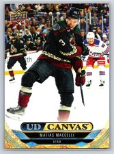 2024-25 Upper Deck #C197 Matias Maccelli UD Canvas Utah Hockey Club