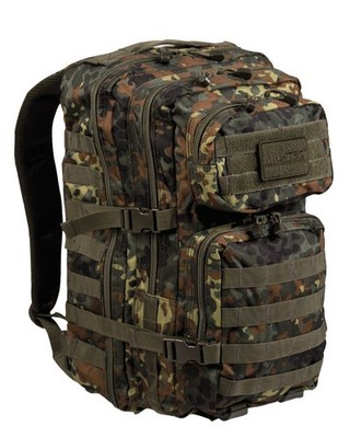 MIL-TEC  US Assault Pack large flecktarn Rucksack 36 Liter Tagesrucksack