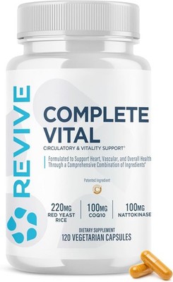 Revive MD Supplements & Support, Complete Vital (120 Vegetarian Capsules) - NA