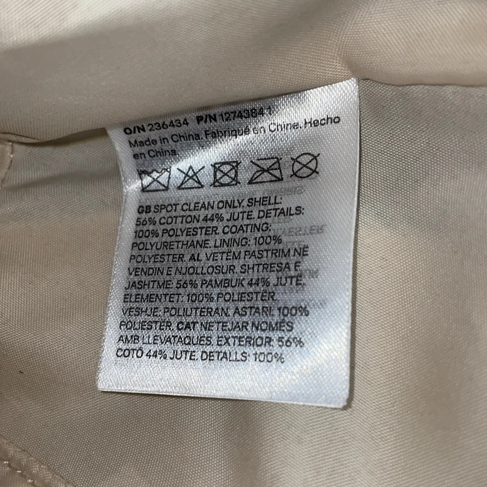 H&M, sac à bandoulière, femmes, coton/polyester/polyuréthane, marron/beige #BPR - Photo 4/4