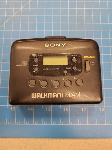 Sony Walkman WM-FX213 FM AM Radio Cassette Player Mega Bass Portable Audio