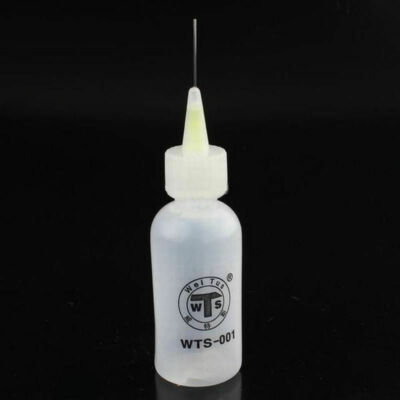 5pcs/set 50ml Transparent Plastic Glue Dispenser Needle Bottle for Rosin Solder