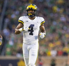 Nico Collins Signed Michigan Wolverines Jersey JSA COA 2021 Senior Wide Receiver — photo 5