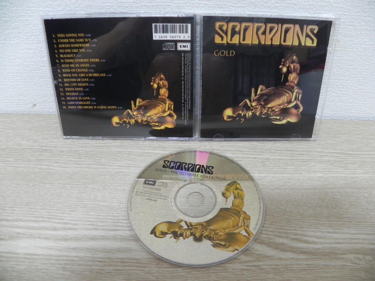 Scorpions - Gold 1996 KOREA 24K Gold CD | eBay