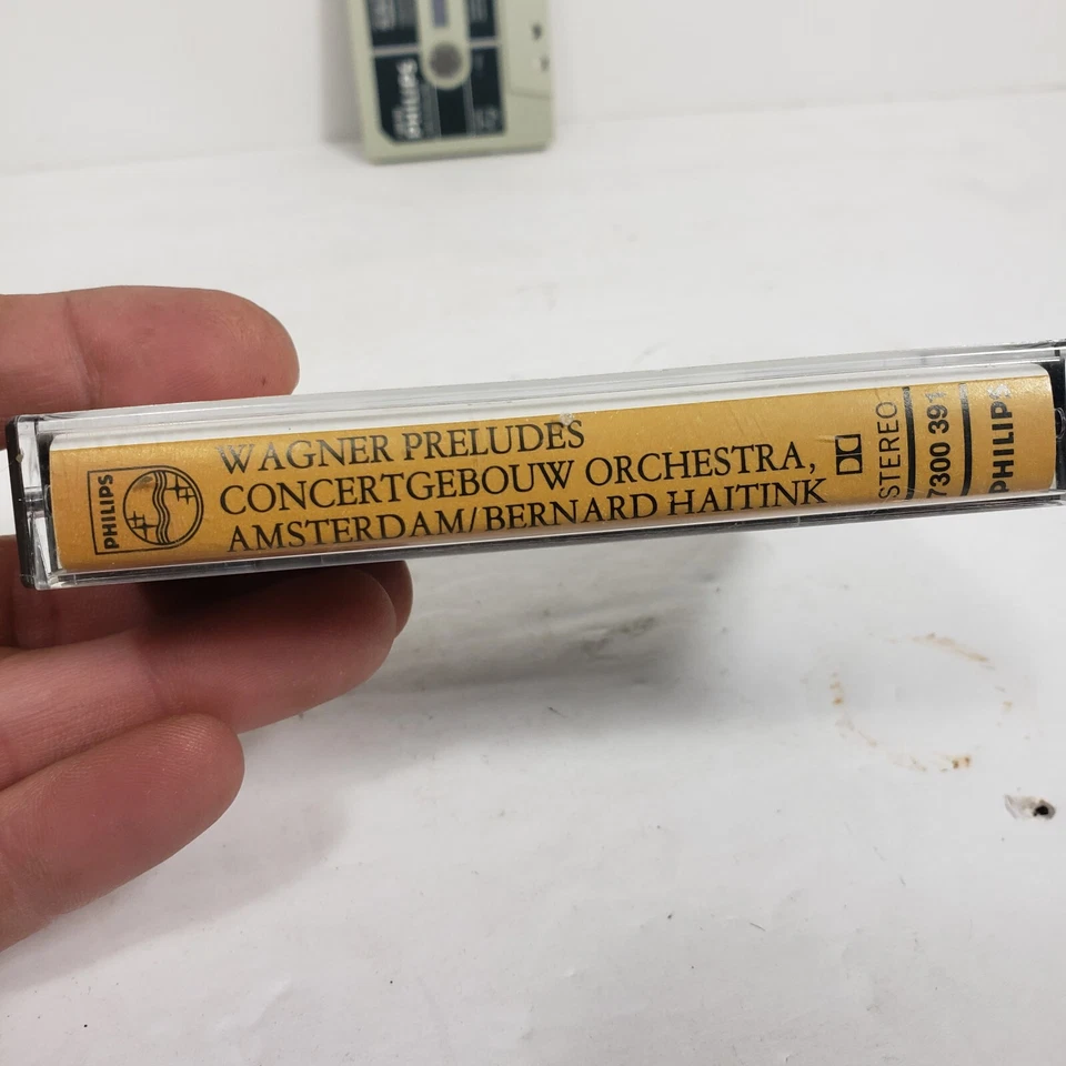Wagner Preludes Concertgebouw Orchestra Amsterdam/Bernard Haitink Cassette Tape  - Image 2 of 4