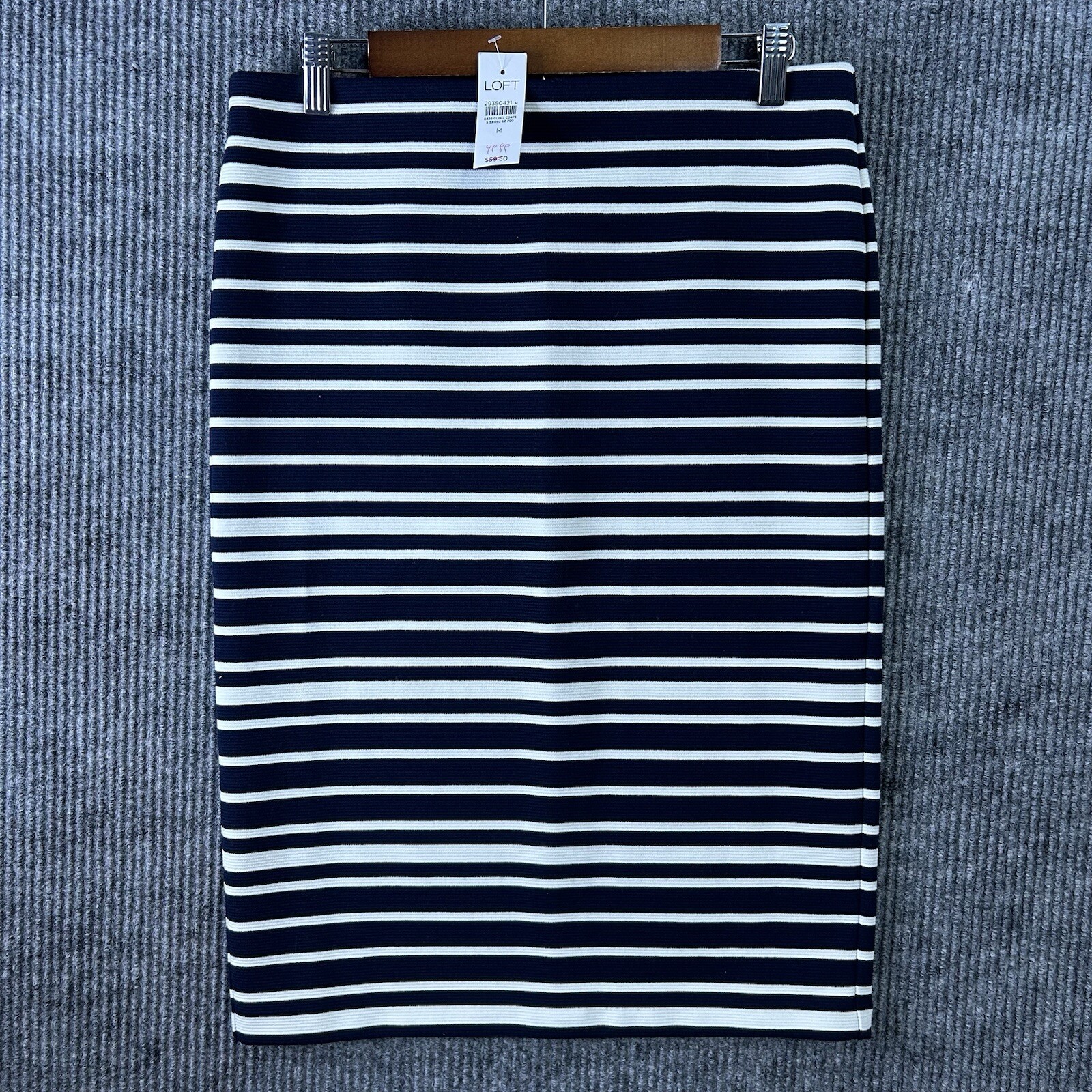 Skirt Size Medium Blue Striped