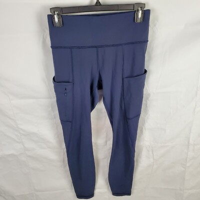 Athleta Leggings Women's XS Blue Up For Anything 7/8 210999 Active