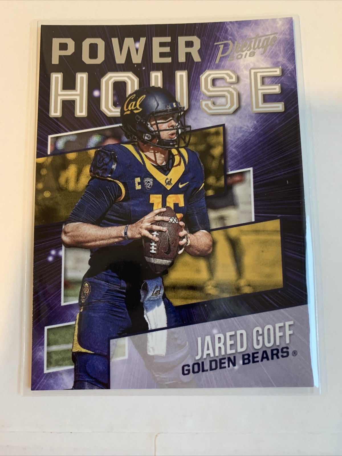 2018 Panini Prestige Power House #PH-JG Jared Goff Golden Bears/Rams/Lions