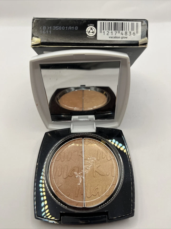 Lot Of 2 Bulk Lot Avon True color Eyeshadow Duo Black Star Retro Glamour New - Image 3 of 4