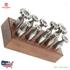 New Wood Ruff Key Cutter Bit Key Seat Key Set 10 Pcs For Milling Machine Tools