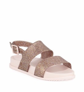 mini melissa glitter sandals