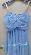 4 Curtain Call Blue Costume for Ballet or Dance Size Medium Child
